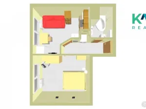 Prodej bytu 1+1, Karlovy Vary, Lidická, 36 m2