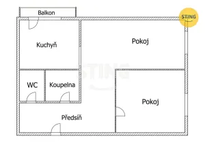 Pronájem bytu 2+kk, Ostrava - Slezská Ostrava, Bohumínská, 49 m2