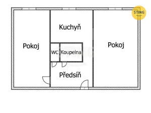 Prodej bytu 2+1, Mohelnice, Spartakiádní, 50 m2