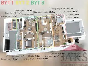 Prodej bytu 3+kk, Dlouhá Ves, 42 m2