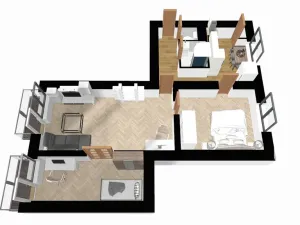 Prodej bytu 3+1, Adamov, Komenského, 60 m2