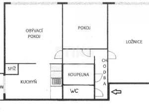 Prodej bytu 3+1, Ostrava, Výškovická, 64 m2