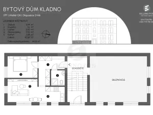 Prodej bytu 1+kk, Kladno, Floriánské náměstí, 43 m2