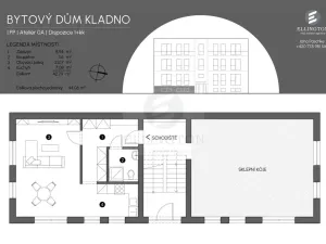 Prodej bytu 1+kk, Kladno, Floriánské náměstí, 43 m2