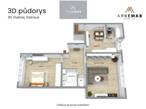 Prodej bytu 2+1, Ostrava, 30. dubna, 76 m2