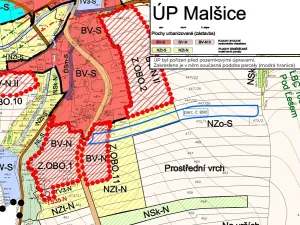 Prodej pozemku pro bydlení, Malšice, 9868 m2