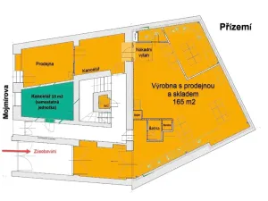 Pronájem kanceláře, Praha - Nusle, Mojmírova, 14 m2