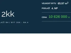 Prodej bytu 2+kk, Praha - Střížkov, Střížkovská, 66 m2