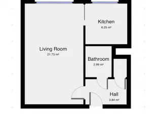 Pronájem bytu 1+1, Praha - Smíchov, K vodojemu, 33 m2