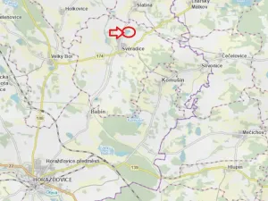 Prodej podílu lesa, Svéradice, 2590 m2