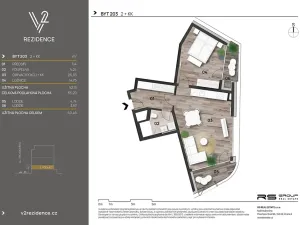 Prodej bytu 2+kk, Praha - Košíře, Hlaváčkova, 55 m2