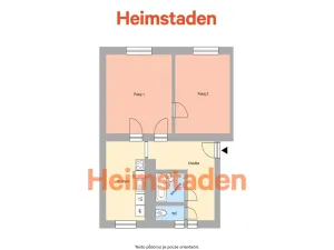 Pronájem bytu 2+1, Havířov - Město, U Stromovky, 55 m2