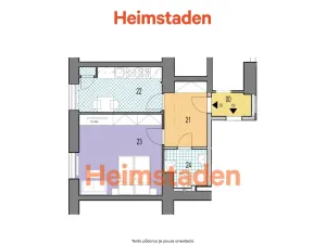 Pronájem bytu 1+1, Ostrava - Poruba, Matěje Kopeckého, 36 m2