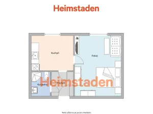 Pronájem bytu 1+1, Hlučín, 1. máje, 28 m2