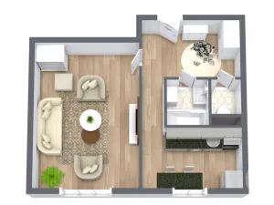 Pronájem bytu 1+1, Ostrava - Zábřeh, Volgogradská, 39 m2