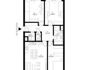 Prodej bytu 4+kk, Znojmo, Jarošova, 110 m2