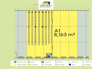 Pronájem skladu, Modřice, Evropská, 4115 m2