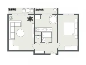 Prodej bytu 2+1, Havířov - Podlesí, Kosmonautů, 49 m2