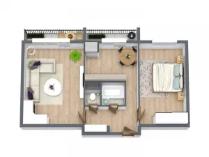 Prodej bytu 2+1, Havířov - Podlesí, Kosmonautů, 49 m2