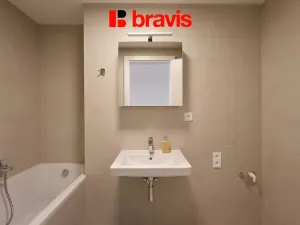 Pronájem bytu 2+kk, Brno - Komín, Bystrcká, 56 m2