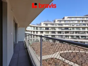 Pronájem bytu 2+kk, Brno - Komín, Bystrcká, 56 m2