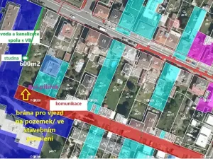 Prodej pozemku pro bydlení, Pardubice, Radiomechaniků, 600 m2