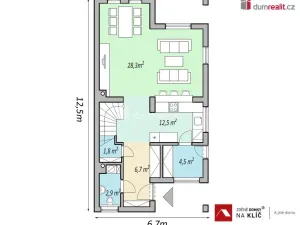 Prodej domu na klíč, Uherský Brod - Těšov, Losy, 123 m2