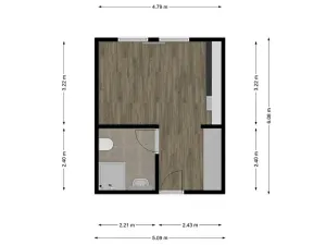 Pronájem bytu 1+kk, Brno, Hády, 18 m2