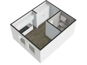 Pronájem bytu 1+kk, Brno, Hády, 18 m2