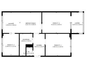 Prodej bytu 4+kk, Zlín, Kúty, 76 m2