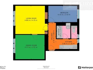 Pronájem bytu 3+kk, Příbram, Politických vězňů, 65 m2