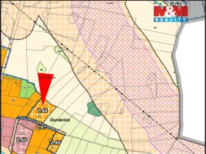 Prodej pozemku pro bydlení, Netvořice - Dunávice, 2291 m2