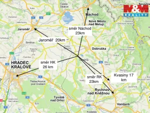 Pronájem bytu 2+kk, Opočno, Baštecká, 50 m2