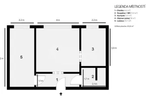 Prodej bytu 2+1, Ostrava - Zábřeh, Dolní, 44 m2