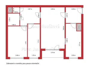 Pronájem bytu 3+1, Praha - Chodov, Bachova, 67 m2