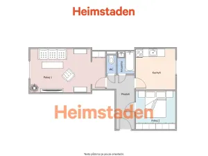 Pronájem bytu 2+1, Havířov - Město, Beethovenova, 54 m2