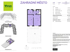 Prodej bytu 2+kk, Praha - Záběhlice, Želivecká, 67 m2