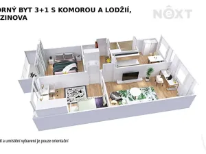 Pronájem bytu 3+1, Šumperk, Březinova, 73 m2