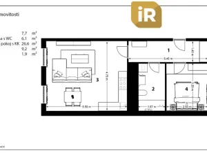 Prodej bytu 2+kk, Svitavy - Předměstí, Říční, 53 m2
