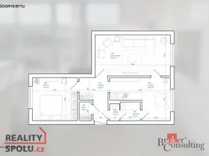 Pronájem bytu 2+1, 63 m2