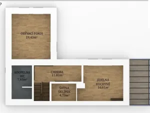 Prodej rodinného domu, Úžice, Kralupská, 125 m2