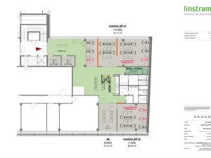 Pronájem kanceláře, Praha, Radlická, 234 m2
