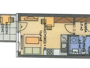 Prodej bytu 1+kk, Praha - Hlubočepy, Gollové, 24 m2