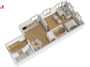 Pronájem bytu 1+1, Nová Paka, Masarykovo náměstí, 50 m2