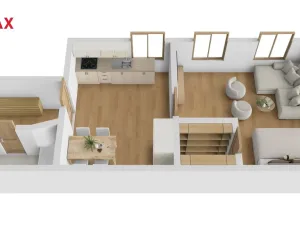 Pronájem bytu 1+1, Nová Paka, Masarykovo náměstí, 50 m2