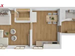 Pronájem bytu 1+1, Nová Paka, Masarykovo náměstí, 50 m2