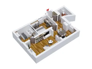 Prodej bytu 3+kk, Brno - Černovice, Faměrovo náměstí, 61 m2