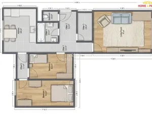 Prodej bytu 3+1, Ústí nad Orlicí, Jilemnického, 61 m2
