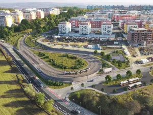 Pronájem bytu 1+kk, Brno, Křepelčí, 38 m2