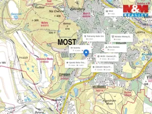 Pronájem bytu 2+1, Most, Pionýrů, 56 m2